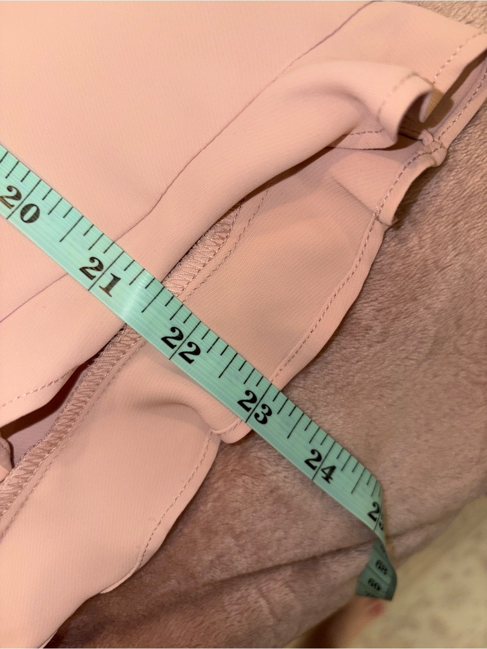 Amanda Uprichard Blush Pink Crew Neck Ruffle Polyester Sleeveless Top Size Small - Picture 5 of 6